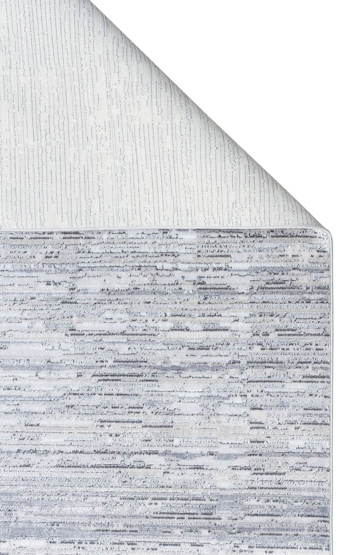 ST 107 DARK GREY - SATEEN - Yıkanabilir Kaymaz Tabanlı Hav Vermez Sık Dokuma Modern Halı